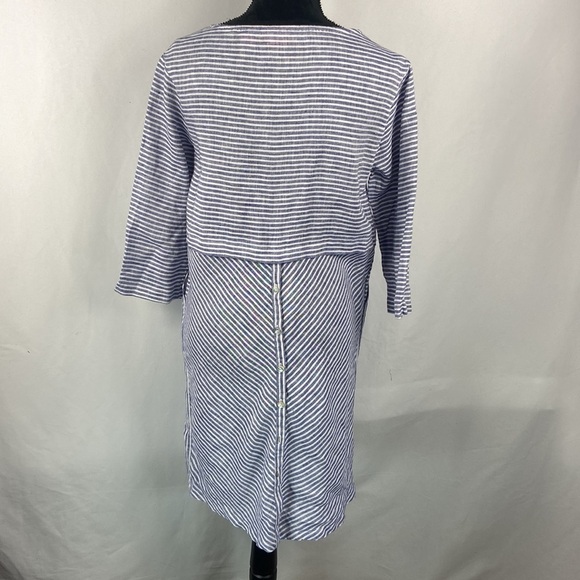 Isaac Mizrahi for Target 100% Linen Oversized Striped Nautical Dress - Picture 5 of 10